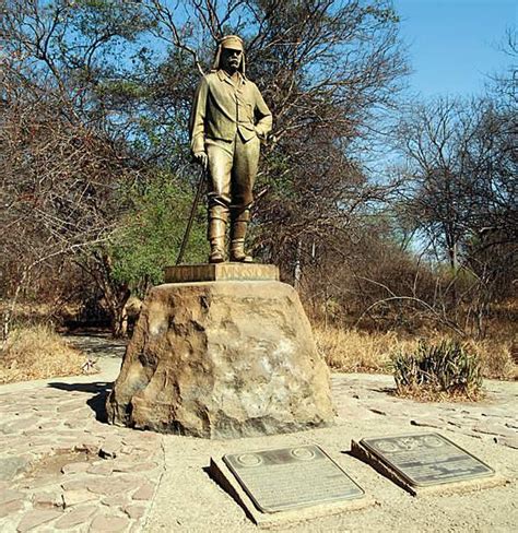 David Livingstone Statue at Victoria Falls