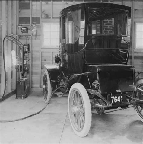 Charging an electric car in garage, New York, 1911 by dxtf on DeviantArt