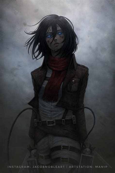 Mikasa Ackerman Fan Art | Attack on Titan / Shingeki No Kyojin | Know ...