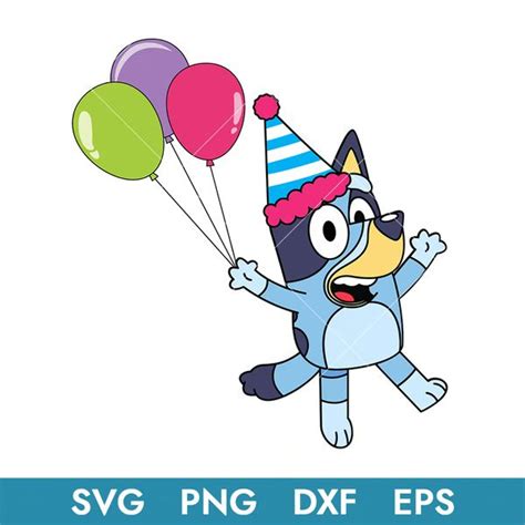 Bluey Dog Birthday Svg, Birthday Boy Svg, Bluey Svg, Png Dxf | Inspire ...