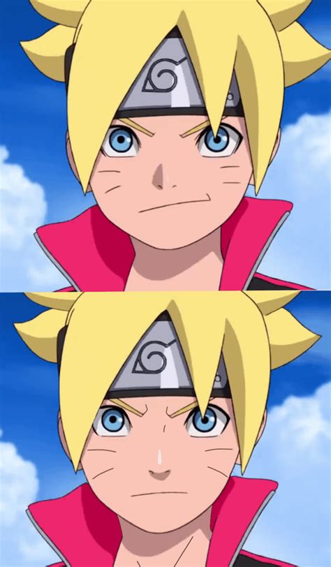 I edited boruto to make his art style look more like late naruto/early ...