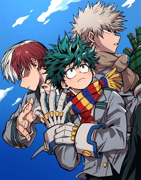 deku and shoto and bakugo - Boku no Hero Academia Fan Art (43988364 ...