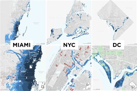 How climate change will increase storm surge flooding in NYC, Miami and ...