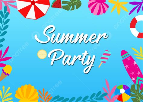 Summer Party Background, Summer, Travel, Background Background Image ...