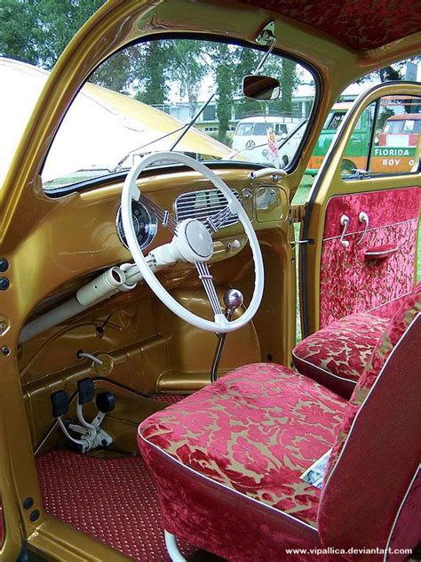 denisblogs: custom vw beetle interior