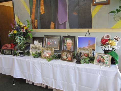 Kat wrote: This was the Memorial table at my dad's Celebration Of Life ...