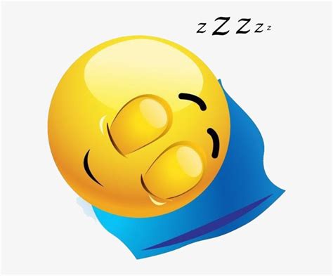 Emoji - Durmiendo - Smiling Sleeping Emoji - Free Transparent PNG ...