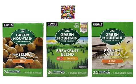 Amazon.com: Decaf Coffee Green Mountain K Cups Bundle - Hazelnut ...