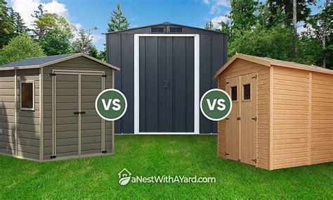 Resin Vs Wood Sheds And Wood Vs Metal Sheds 2024