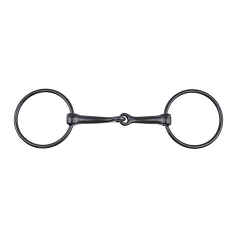 Loose Ring Snaffle Bit Black