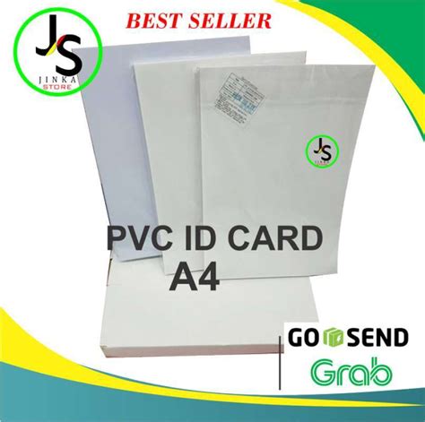 Promo Pvc Id Card / Bahan Pvc Id card A4/ Polos Diskon 23% di Seller ...