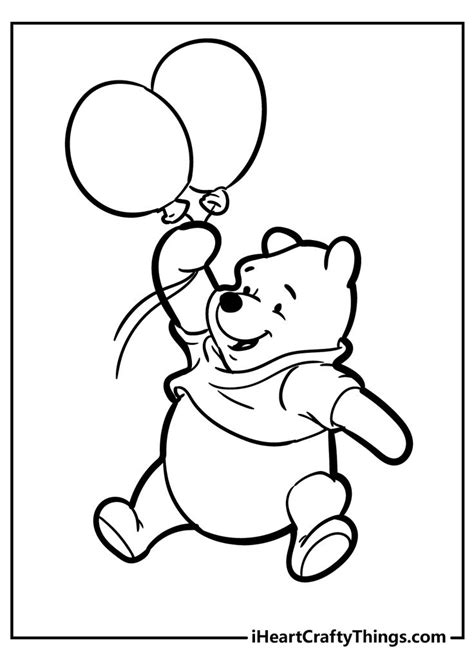 Winnie The Pooh Coloring Pages | Bear coloring pages, Winnie the pooh ...