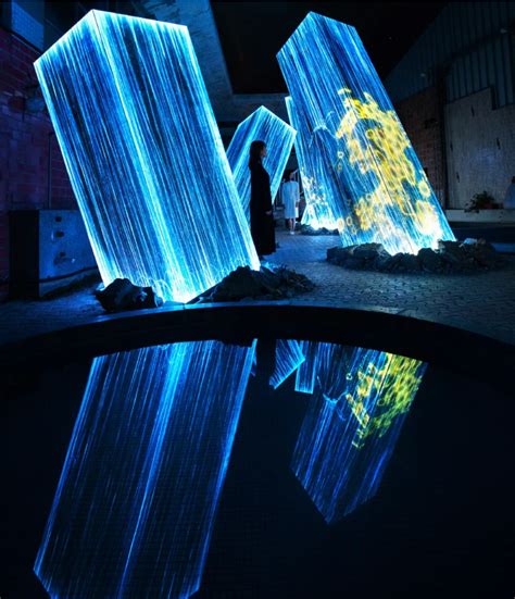 Pin by Nalaka on 2 | Light art installation, Interactive art ...