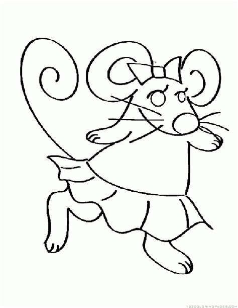 Seven Blind Mice Page Coloring Pages