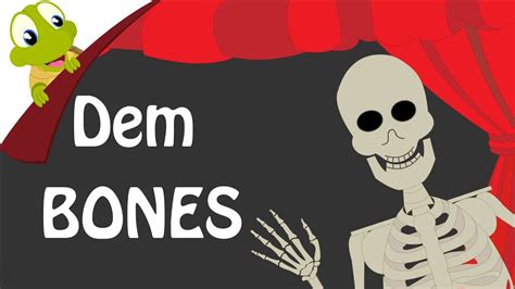 Dem Bones Skeleton Dance Dry Dancing Bones | Popular Nursery Rhyme ...