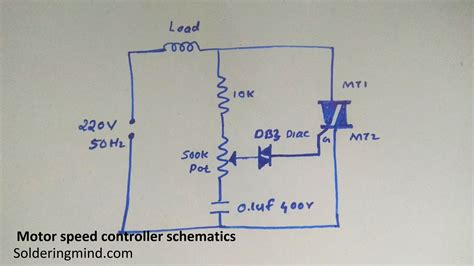 Ac Motor Speed Controller Schematic