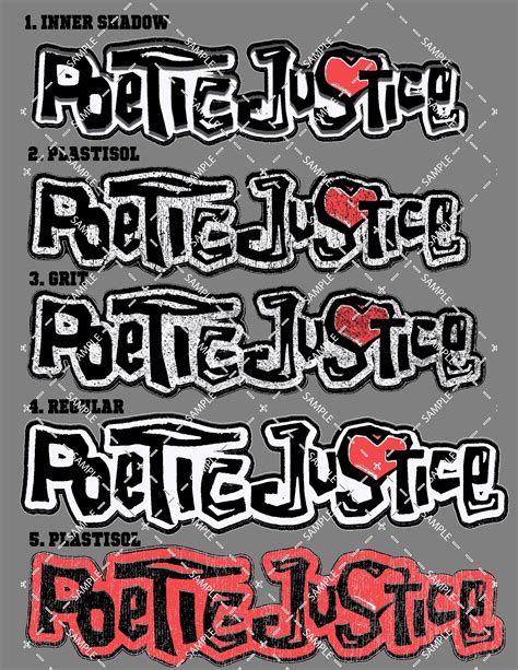 Poetic Justice Logo - Etsy