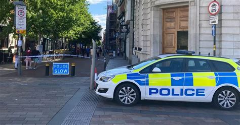 Large section of Leicester city centre taped off by police ...