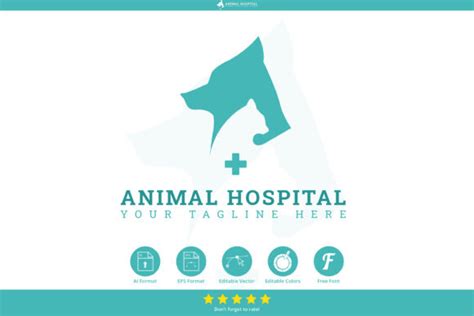 Animal Hospital Logo Graphic by Graha Creative · Creative Fabrica