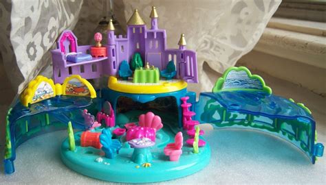 Vintage Disney Polly Pocket Ariel's Undersea Kingdom Lil Mermaid ...