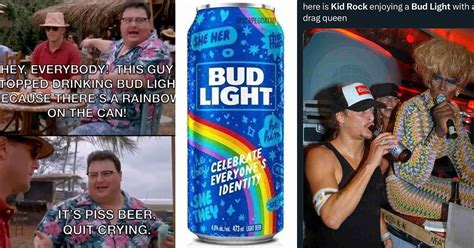 Kid Rock's Meltdown Over Bud Light Rainbow Cans Has Led To Some ...