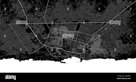 Mogadishu vector map. Detailed vector map of Mogadishu city ...