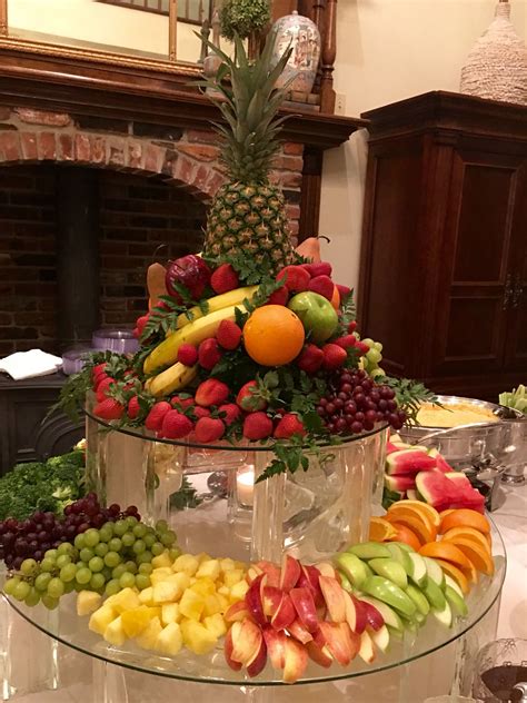 Fruit & Veggie Centerpiece by Shady Oaks Catering. | Vegetable tray ...