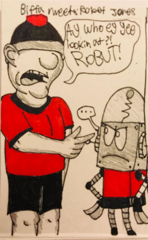 Biffa Bacon meets Robot Jones by Ctviz-fan on DeviantArt