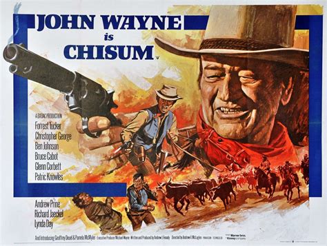 CHISUM JOHN WAYNE WESTERN MOVIE POSTER LIMITED EDITION MOVIE REEL ...