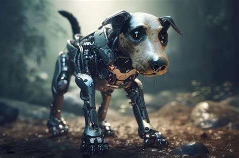 Premium AI Image | Robot dog AI generated