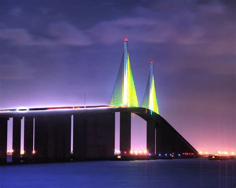 Sunshine Skyway Bridge at Night | Flickr - Photo Sharing!