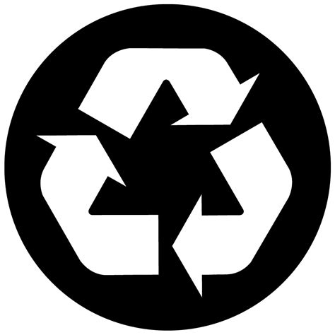 Black Recycle Sign - ClipArt Best