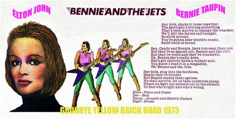 Bennie and the Jets 1973 Mixed Media by David Lee Thompson - Pixels