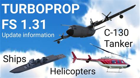 TURBOPROP FS 1.31 CONCEPT - SHIPS, HELICOPTERS, TANKER | Turboprop ...