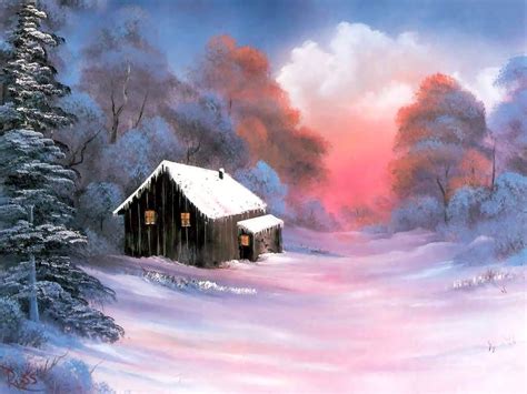 Bob Ross Paintings | Bob ross art, Bob ross paintings, Winter landscape ...