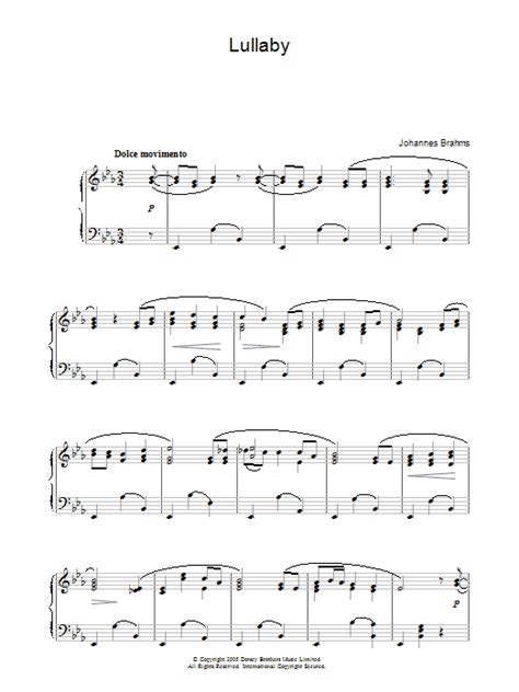 Lullaby | Sheet Music Direct