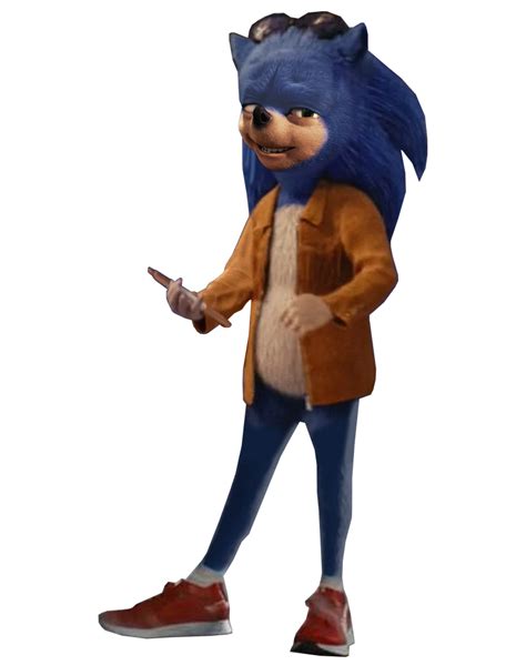 Ugly Sonic Render by Kingevan210 on DeviantArt