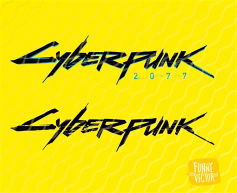 Cyberpunk 2077 Logo Vector and Clean Version for Cut File - Etsy