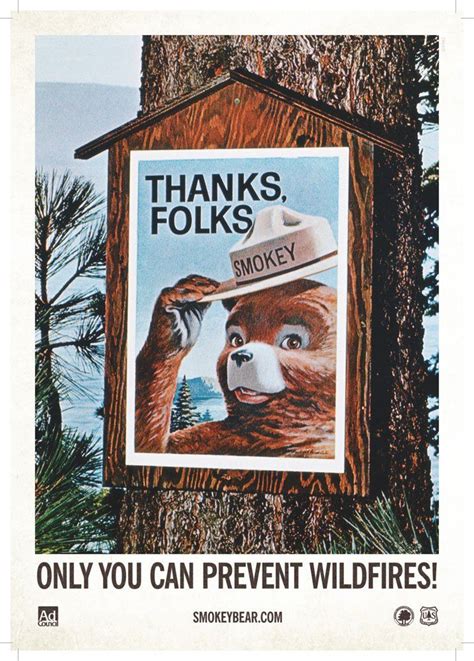 1967 Smokey Bear poster | Smokey the bears, Retro ads, Retro