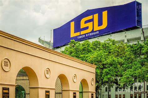 LSU Stadium and Mike Tiger Habitat Photograph by Kathleen K Parker | Pixels