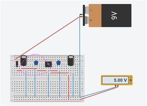 Understanding a connection in my circuit design on a virtual breadboard ...