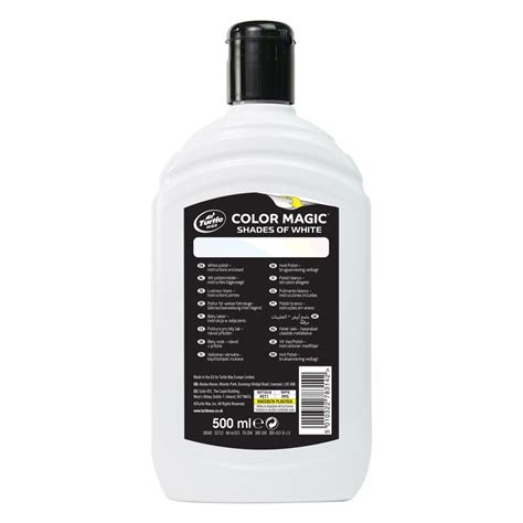 Color Magic White Car Polish 500ml | Turtle Wax