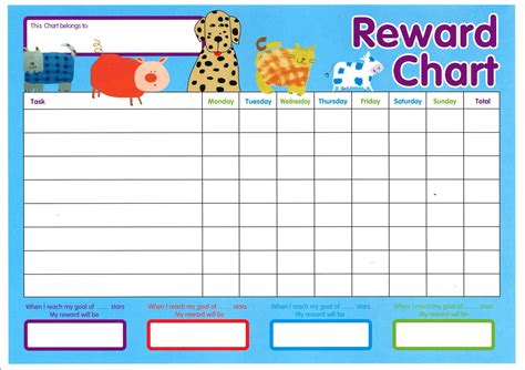 Monthly Reward Chart Printable - Printable Word Searches