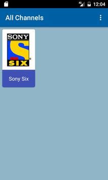 Sony Six Live Tv HD App لـ Android Download - 9Apps