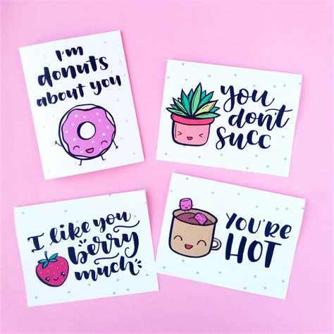 Funny Printable Valentine's Day Cards in the Shop! - Clementine Creative