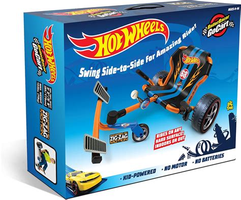 Buy Hot Wheels Roller Racer Go Kart, Kid Powered! No Motor! No ...