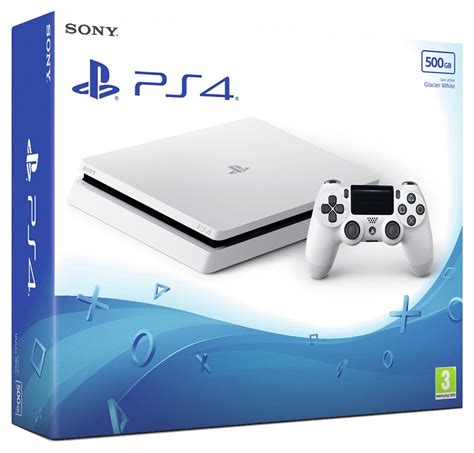 Sony PS4 500GB Console - White (6801478) | Argos Price Tracker ...