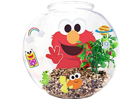 Buy Penn-Plax Officially Licensed Sesame Street Elmo’s World Fish Kit ...