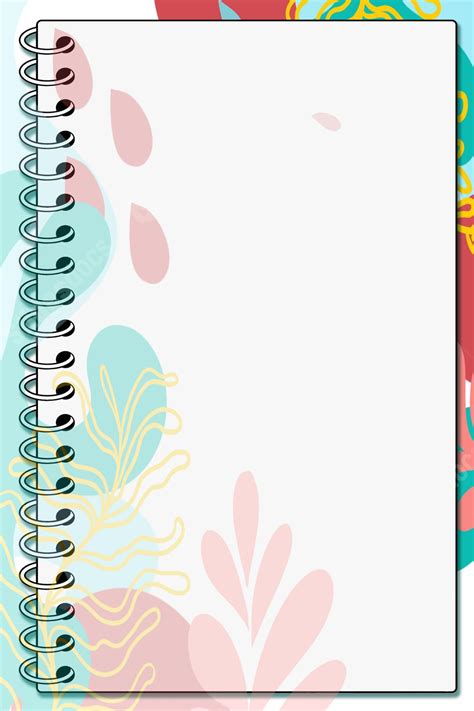 Border Notebook With A Fresh Design Page Border Background Word ...