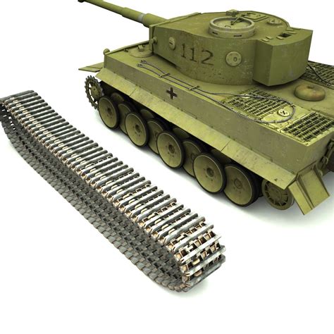 3d Model Panzerkampfwagen Tiger